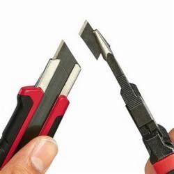 Milwaukee® 48-22-1962 Utility Knife With Metal Lock, 25 mm W Precision Cut Retractable Snap-Off Blade, Micro Carbide Metal Blade, 1 Blade Included, 7 in OAL