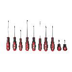 Milwaukee® 48-22-2710 Demolition Screwdriver Set, 10 Pieces, Forged Steel/Plastic/Rubber