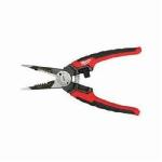 Milwaukee® 48-22-3079 6-in-1 1-Handed Spring Loaded Combination Plier With Side Cutter and Wire Stripper, 2-1/4 in L x 1-1/2 in W Forged Alloy Steel Jaw, 7-1/2 in OAL