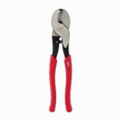Milwaukee® 48-22-6104 Cable Cutting Plier, 2/0 AWG Copper, 4/0 AWG Aluminum Cable/Wire, 9.49 in OAL, Shear Cut, ASME Specified
