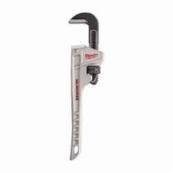Milwaukee® OVERBITE JAW™ 48-22-7210 Pipe Wrench, 10 in OAL, Hook Jaw, Aluminum Handle