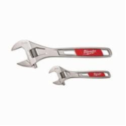 Milwaukee® 48-22-7400 Adjustable Wrench Set, 2 Pieces, 6 in, 10 in, Polished Chrome
