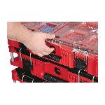 Milwaukee® PACKOUT™ 48-22-8430 Impact-Resistant Tool Organizer, 4.61 in H x 15 in W, Polymer, Red