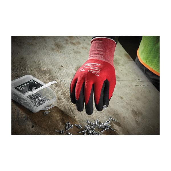 Milwaukee® 48-22-8900 Breathable Unisex Gloves, Nylon/Lycra Blend, Knit Cuff, Resists: Cut and Puncture, ANSI Cut-Resistance Level: A1, ANSI Puncture-Resistance Level: 1