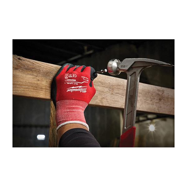 Milwaukee® 48-22-8900 Breathable Unisex Gloves, Nylon/Lycra Blend, Knit Cuff, Resists: Cut and Puncture, ANSI Cut-Resistance Level: A1, ANSI Puncture-Resistance Level: 1