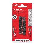 Milwaukee® SHOCKWAVE™ 48-32-4617 Insert Bit Set, 2.5 mm, 3 mm, 4 mm, 5 mm, 6 mm, 8 mm, 10 mm, 12 mm, 1 in OAL, 1/4 in, Alloy76™ Steel