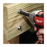 Milwaukee® SHOCKWAVE™ 48-32-5031 Heavy Duty Impact Duty Socket Adapter, Black Oxide, Hex x Square Drive, 1/4 in Male Drive, 3/8 in Female Drive, Female x Male Adapter, Proprietary Steel