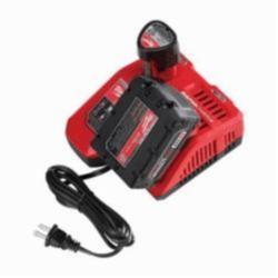Milwaukee® M18™ M12™ 48-59-1808 Rapid Charger, For Use With M12™ and M18™ Battery, Li-Ion Battery, 1 Battery
