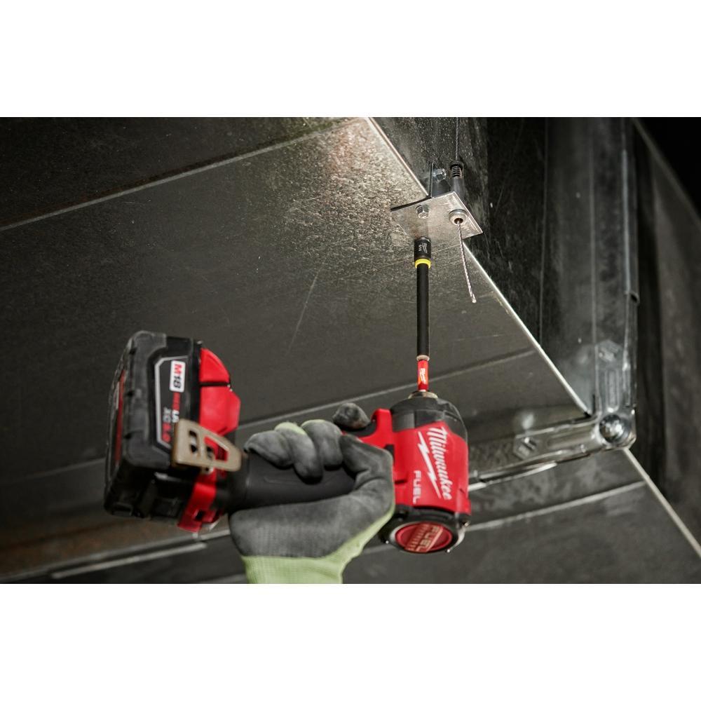 Milwaukee® 49-66-4566 SHOCKWAVE Impact Duty Magnetic Nut Driver, Alloy Steel, 1-7/8, 2-9/16, 6 in Hex