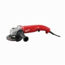 Milwaukee® 6121-31A Double Insulated Small Angle Grinder, 5 in Dia Wheel, 5/8-11 Arbor/Shank, 120 VAC, Black/Red/Silver