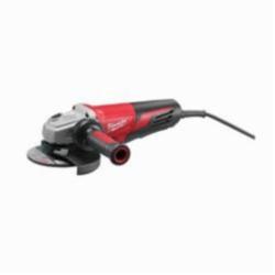 Milwaukee® 6161-30 Double Insulated Small Angle Grinder, 6 in Dia Wheel, 5/8-11 Arbor/Shank, 120 VAC, Black/Red