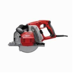 Milwaukee® 6370-21 Grounded Corded Circular Saw Kit, 8 in Dia Blade, 5/8 in Arbor/Shank, 2-9/16 in at 90 deg Cutting, Right Blade Side