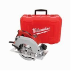 Milwaukee® TILT-LOK 6390-21 Corded Circular Saw Kit, 7-1/4 in Dia Blade, 5/8 in Arbor/Shank, 1-13/16 in at 45 deg, 1-11/16 in at 50 deg, 2-7/16 in at 90 deg, 2-9/16 in at 90 deg Cutting, Right Blade Side
