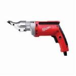 Milwaukee® 6852-20 Double Insulated Corded Electric Shear, 18 ga Cold Rolled Steel, 22 ga Stainless Steel Cutting, 0 to 2500 spm, 120 VAC, 12-1/4 in OAL