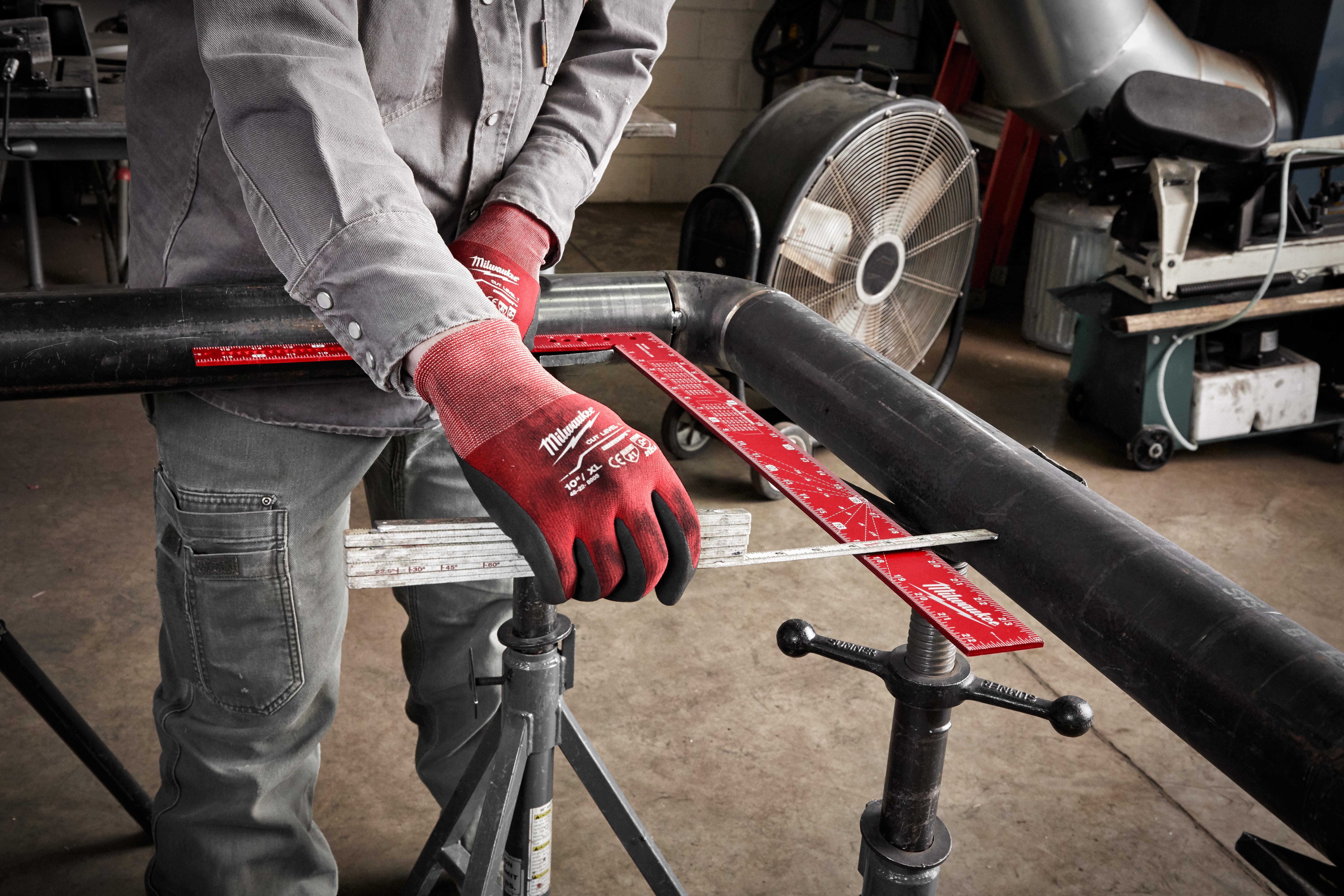 Milwaukee® MLSQ024 Framing Square, 16 x 24 in, 1/8 in, 1/10 in, 1/12 in, 1/16 in Graduation, Anodized Aluminum