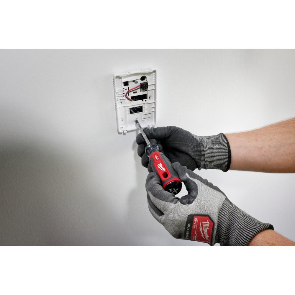 Milwaukee® MT200-6 Screwdriver Sets, 6 Pieces, 3, 6 in Shank Length, Steel/Acetate, Chrome