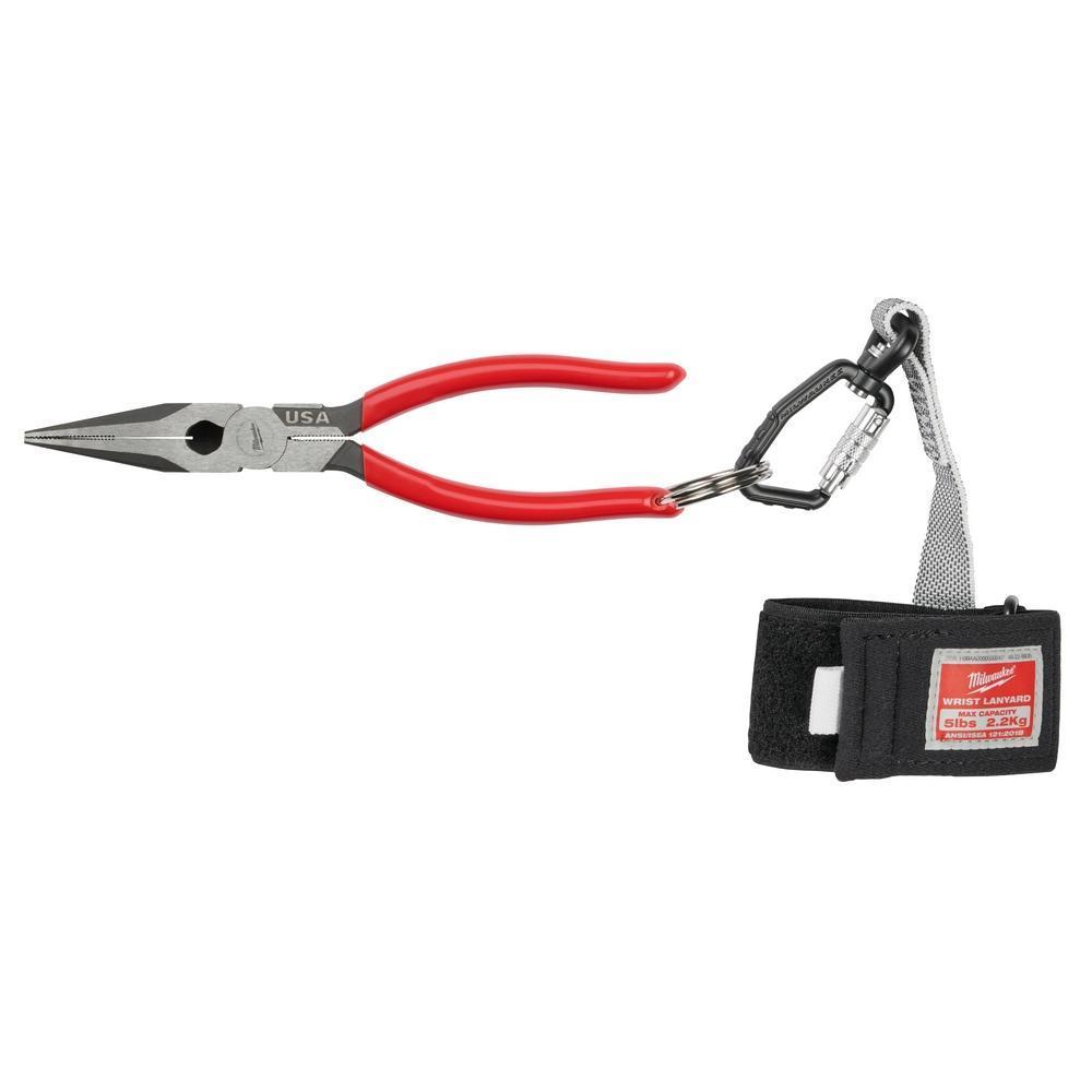 Milwaukee® MT505 Needle Nose Plier, Straight Jaw, 2-1/2 in L Jaw x 29/64 in W Jaw, 2.11 in OAL, 7/64 in W Tip