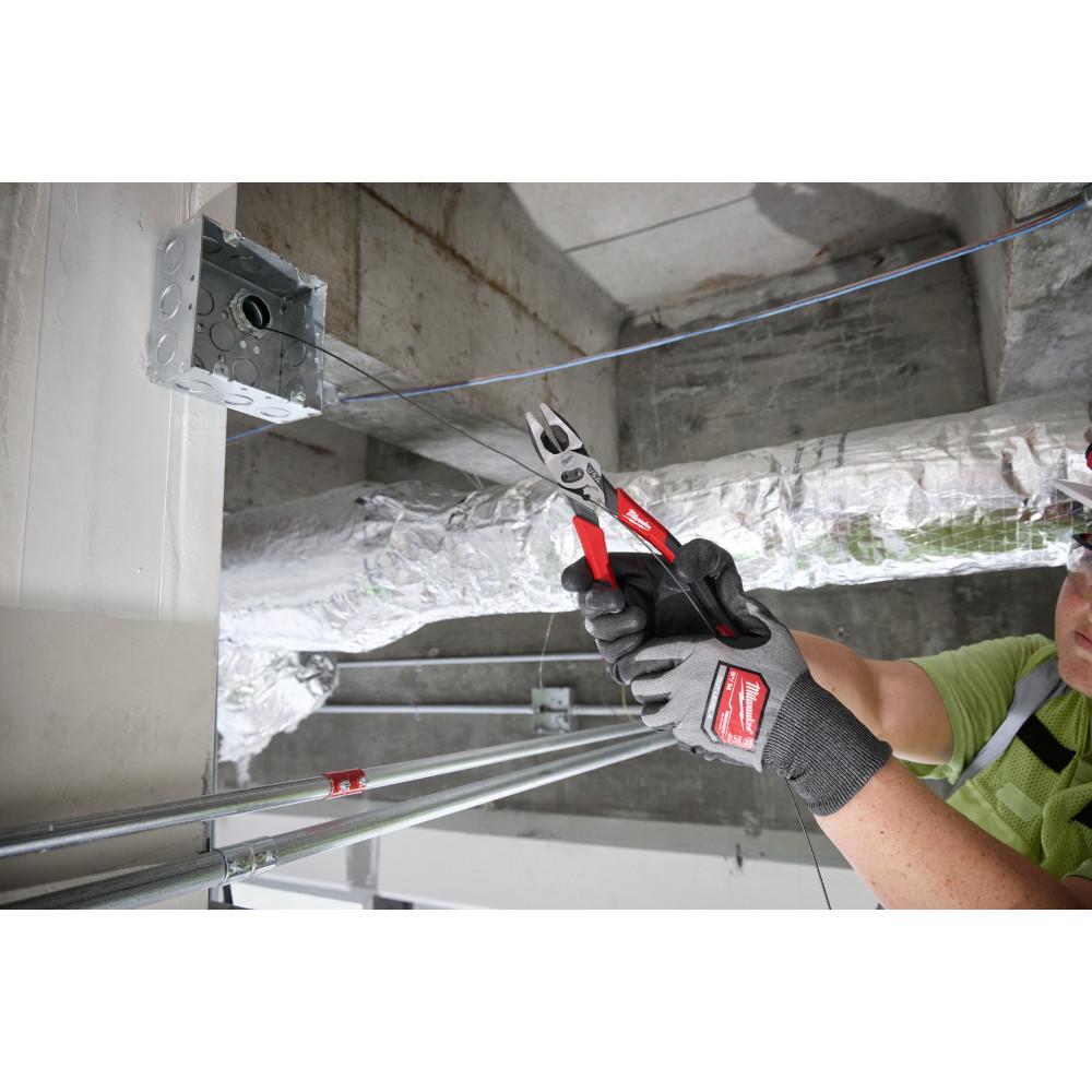 Milwaukee® MT550C Linemans Plier, 9 in Nominal, Steel Jaw, 9.62 in OAL