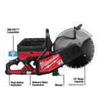 Milwaukee® MX FUEL™ MXF314-1XC Cordless Cut-Off Saw, 14 in Dia Blade, 5 in Cutting
