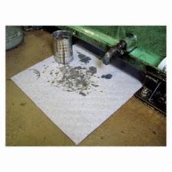 SPC® MRO Plus® MRO100 Dimpled Heavyweight Medium Linting Perforated Absorbent Pad, 19 in L x 15 in W x 3 ply THK, 26 gal Absorption, Meltblown-Meltblown-Meltblown Polypropylene