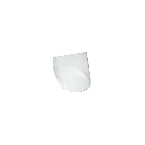 MSA V-Gard® 10115851 Heavy Duty Molded Visor, Clear, Propionate, 9-1/4 in H x 18 in W x 0.098 in THK Visor, For Use With MSA V-Gard® Frames and Headgears, ANSI/ISEA Z87.1-2010, CSA Z94.3, EN 166, AS/NZS 1337