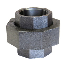 Anvil® 0312822620 Ground Joint Pipe Union, 1/4 in Nominal, 300 lb, Malleable Iron, Black Oxide, Domestic