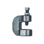 Anvil® 0500007414 FIG 86 C-Clamp With Set Screw and Lock Nut, 1/2 in Rod, 400 lb Load, Malleable Iron, Black Oxide