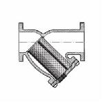 Mueller Steam Specialty™ 758 4 Wye Strainer, 4 in Nominal, 12-1/8 in OAL, Flange Connection