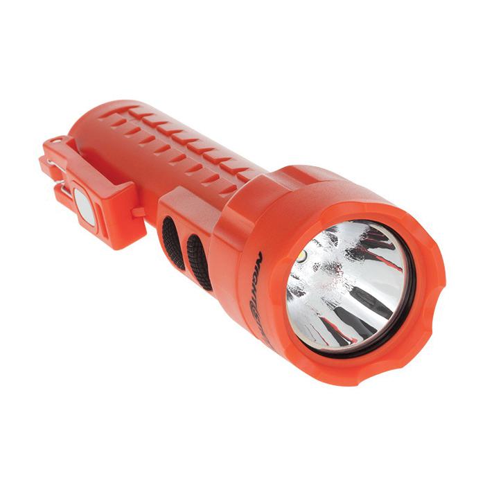 Nightstick® Dual-Light™ NSP-2422R Waterproof Flashlight With Dual Magnets, LED Bulb, Polymer Housing, 130 Lumens Flashlight/110 Lumens Floodlight/235 Lumens Dual-Light™