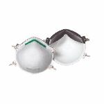 North® by Honeywell 14110391 Saf-T-Fit® Plus Disposable Latex Free Particulate Respirator With Green Noseclip, M/L, Resists: Airborne, Solid Particulates, Biohazard, Chemical, Contamination, Gas, Non-Petroleum Based Liquid Aerosol, Smoke and Vapors