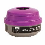 North® by Honeywell 7581P100L N Series Combination Cartridge, For Use With 5400, 5500, 7600 and 7700 Series Respirators, P100 Filter Class, 0.999 Filter Efficiency, Threaded Connection, Resists: Chemicals and Particulates