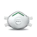 North® by Honeywell 14110403 Saf-T-Fit® Plus Disposable Latex Free Particulate Respirator With Green Noseclip and Valve, M/L