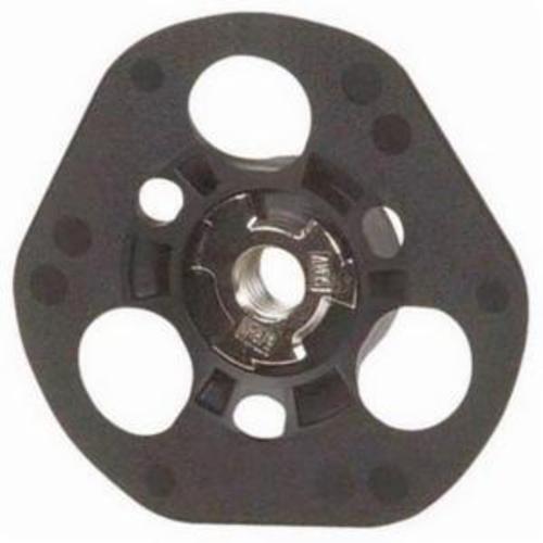 Norton® Speed-Lok®AVOS® 63642503663 Hard Density Triangle Thicker Backup Pad, 5 in Dia Pad, Type TS Attachment