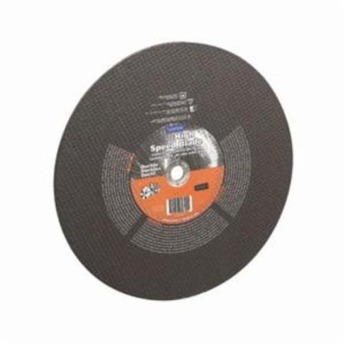 Norton® Gemini® Ductile 66252837843 Type 01 High Speed Reinforced Straight Cut-Off Wheel, 14 in Dia x 1/8 in THK, 1 in Center Hole, 24 Grit, Aluminum Oxide/Silicon Carbide Abrasive