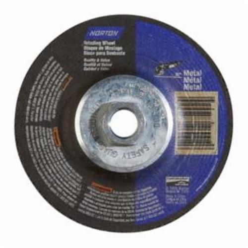 Norton® 66252843605 DC4514HM All Purpose Cut-Off Wheel With Quick-Change Hub, 4-1/2 in Dia x 1/4 in THK, 24 Grit, Aluminum Oxide Abrasive