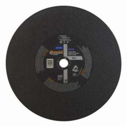 Norton® Gemini® 66253314816 CO14764GALU Type 01 Chop Saw Reinforced Straight Cut-Off Wheel, 14 in Dia x 7/64 in THK, 1 in Center Hole, 36 Grit, Aluminum Oxide Abrasive