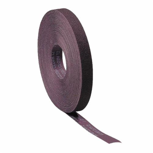 Norton® Metalite® 66261126286 K225 P-Grade Coated Abrasive Roll, 50 yd L x 1-1/2 in W, 120 Grit, Medium Grade, Aluminum Oxide Abrasive, Cotton Backing