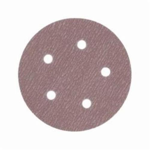 Norton®No-Fil®Adalox® 66261131494 A275 Open-Coated Abrasive Disc Roll, 5 in Dia Disc, P180 Grit, Very Fine Grade, Aluminum Oxide Abrasive, Latex Paper Backing