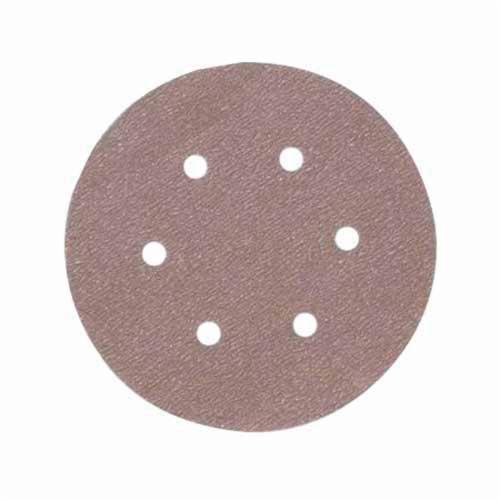 Norton®Adalox®No-Fil® 66261131515 A275 PSA Coated Abrasive Disc Roll, 6 in Dia Disc, P80 Grit, Coarse Grade, Aluminum Oxide Abrasive, Paper Backing