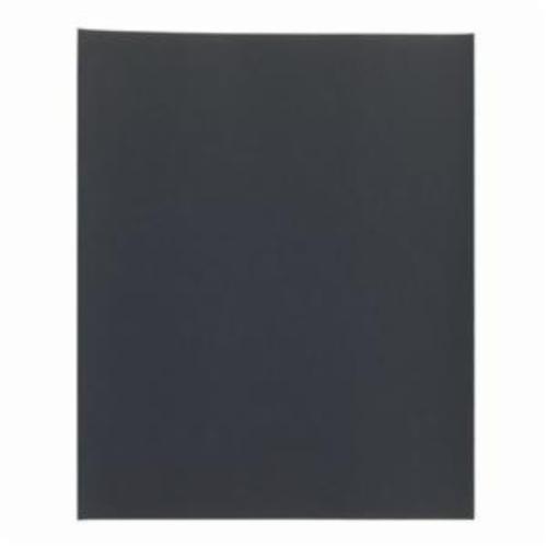 Norton® Black Ice™ 66261139389 T214 Coated Sandpaper Sheet, 11 in L x 9 in W, P220 Grit, Very Fine Grade, Aluminum Oxide Abrasive, Paper Backing