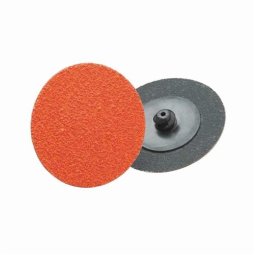 Norton® Blaze® 66261162318 R980P Heavy Duty Coated Abrasive Quick-Change Disc, 2 in Dia, 36 Grit, Extra Coarse Grade, Ceramic Alumina Abrasive, Type TR (Type III) Attachment