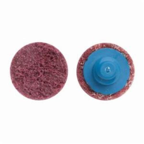 Norton® Vortex® Rapid Prep™ 66623335427 Non-Woven Abrasive Quick-Change Disc, 2 in Dia, 80 Grit, Medium Grade, Aluminum Oxide Abrasive, Type TR (Type III) Attachment