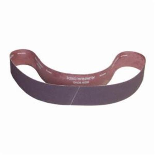 Norton® Metalite® 78072791744 R228 Narrow Coated Abrasive Belt, 2 in W x 42 in L, 180 Grit, Fine Grade, Aluminum Oxide Abrasive, Cotton Backing