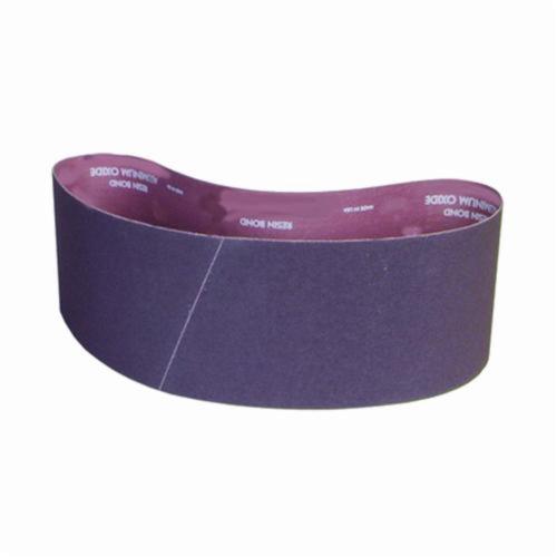 Norton® Metalite® 78072722095 R228 Narrow Coated Abrasive Belt, 4 in W x 36 in L, 60 Grit, Coarse Grade, Aluminum Oxide Abrasive, Cotton Backing
