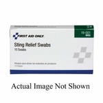 Pac-Kit® 19-001 Anesthetic Anti-Septic Sting Relief Swab, 4 in L x 3/4 in W x 2-1/4 in H