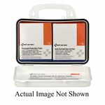 Pac-Kit® 3060 Unitized Spill Clean Up Kit, 27 Components, Weatherproof Plastic Case, 2-3/4 in H x 7-1/2 in W