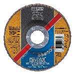 PFERD Polifan® 69300713 Universal Line PSF Z-EXTRA Unthreaded Coated Abrasive Flap Disc, 4-1/2 in Dia, 7/8 in Center Hole, 60 Grit, Zirconia Alumina Abrasive, Type 27 Flat Disc