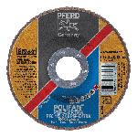 PFERD Polifan® 69300718 Universal Line PSF Z-EXTRA Unthreaded Coated Abrasive Flap Disc, 4-1/2 in Dia, 7/8 in Center Hole, 60 Grit, Zirconia Alumina Abrasive, Type 29 Conical Disc