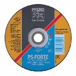PFERD Universal Line PS-FORTE 69901177 Depressed Center Wheel, 4-1/2 in Dia x 1/4 in THK, 24 Grit, Aluminum Oxide Abrasive