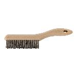 PFERD 79185039 Scratch Brush, 5 in Brush, 10-1/4 in L x 1-1/8 in W Block, 1-3/16 in Stainless Steel Trim